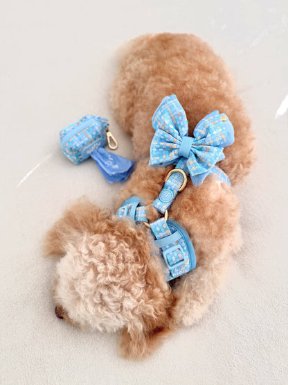 Adjustable Dog Harness: Belgravia Macaron