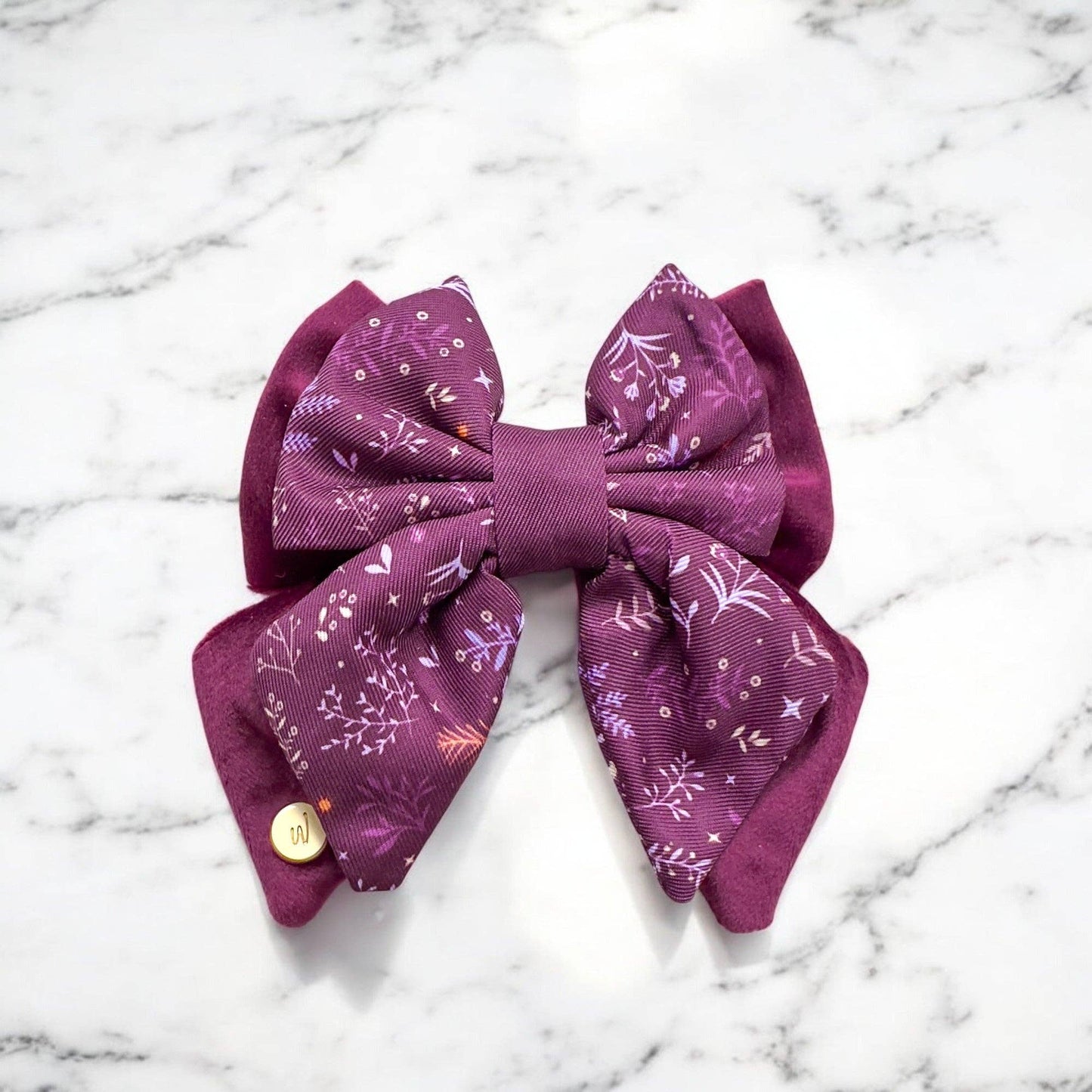 Dog Butterfly Bow: Chiswick Fig