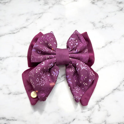 Dog Butterfly Bow: Chiswick Fig