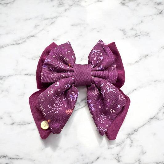 Dog Butterfly Bow: Chiswick Fig