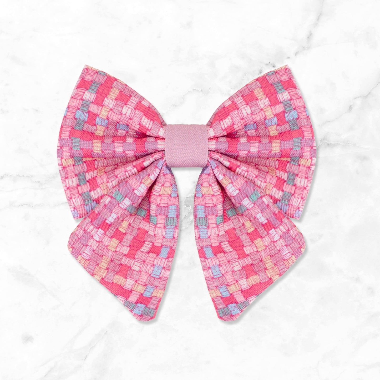 Dog Sailor Bow: Belgravia Bonbon