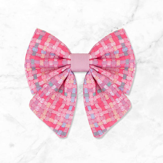 Dog Sailor Bow: Belgravia Bonbon