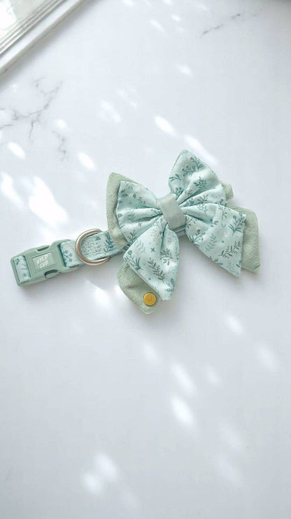 Dog Butterfly Bow: Chiswick Pistachio