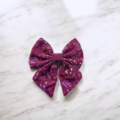 Dog Sailor Bow: Chiswick Fig