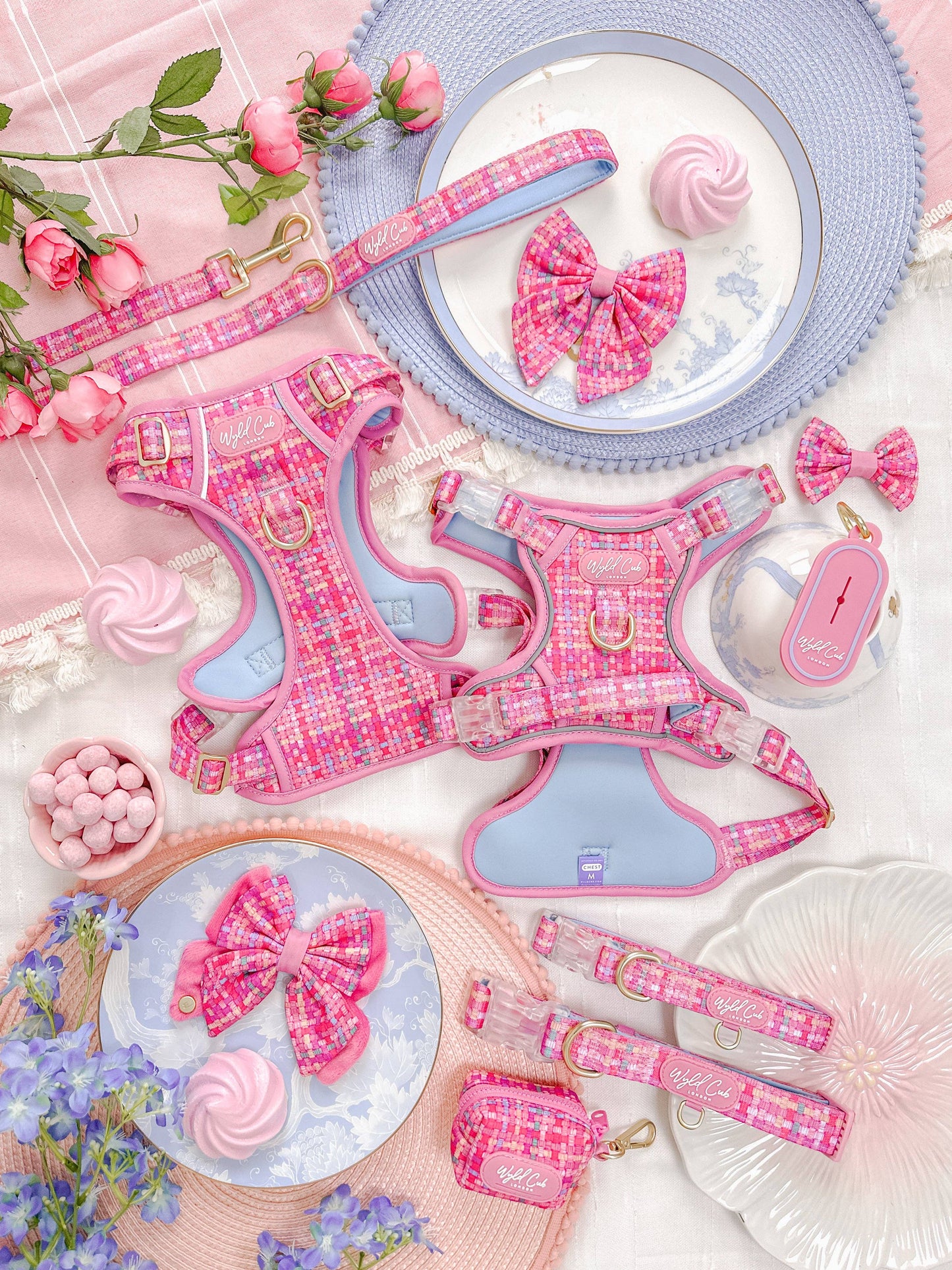 Dog Butterfly Bow: Belgravia Bonbon