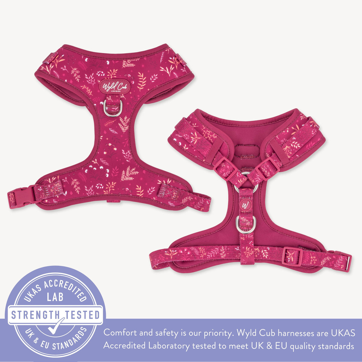 Adjustable Dog Harness: Chiswick Dragonfruit