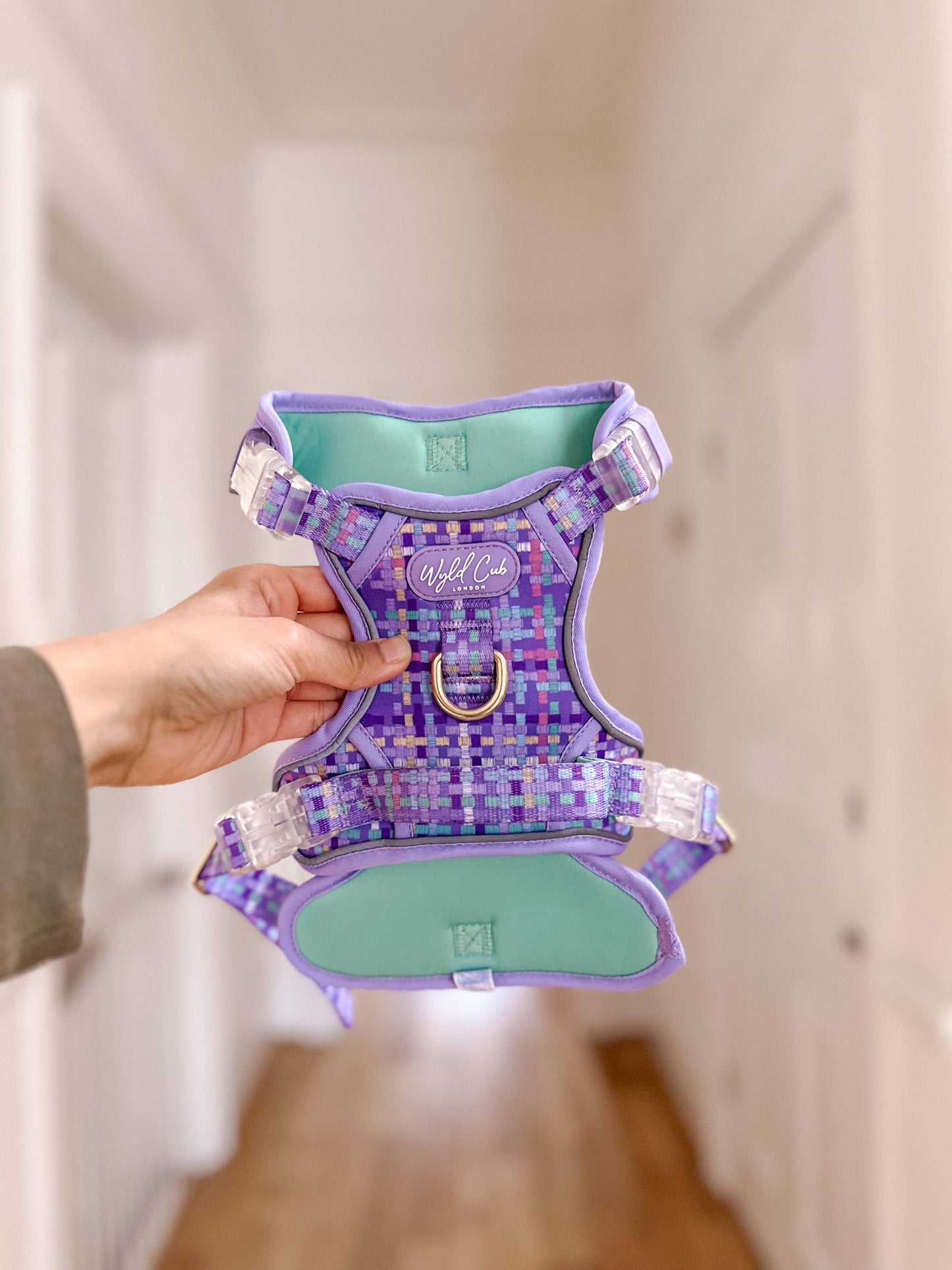 Step & Switch® Dog Harness: Belgravia Sugarplum