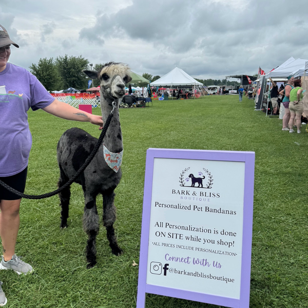 Customer photo for Pool Pawty Bandana